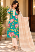 Gulmohar Reverie – Floral Kurta Set 🌸