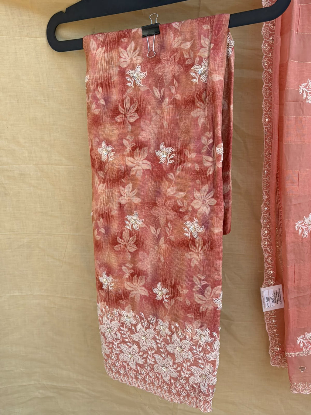Rose Mauve Embroidered Ethnic Suit