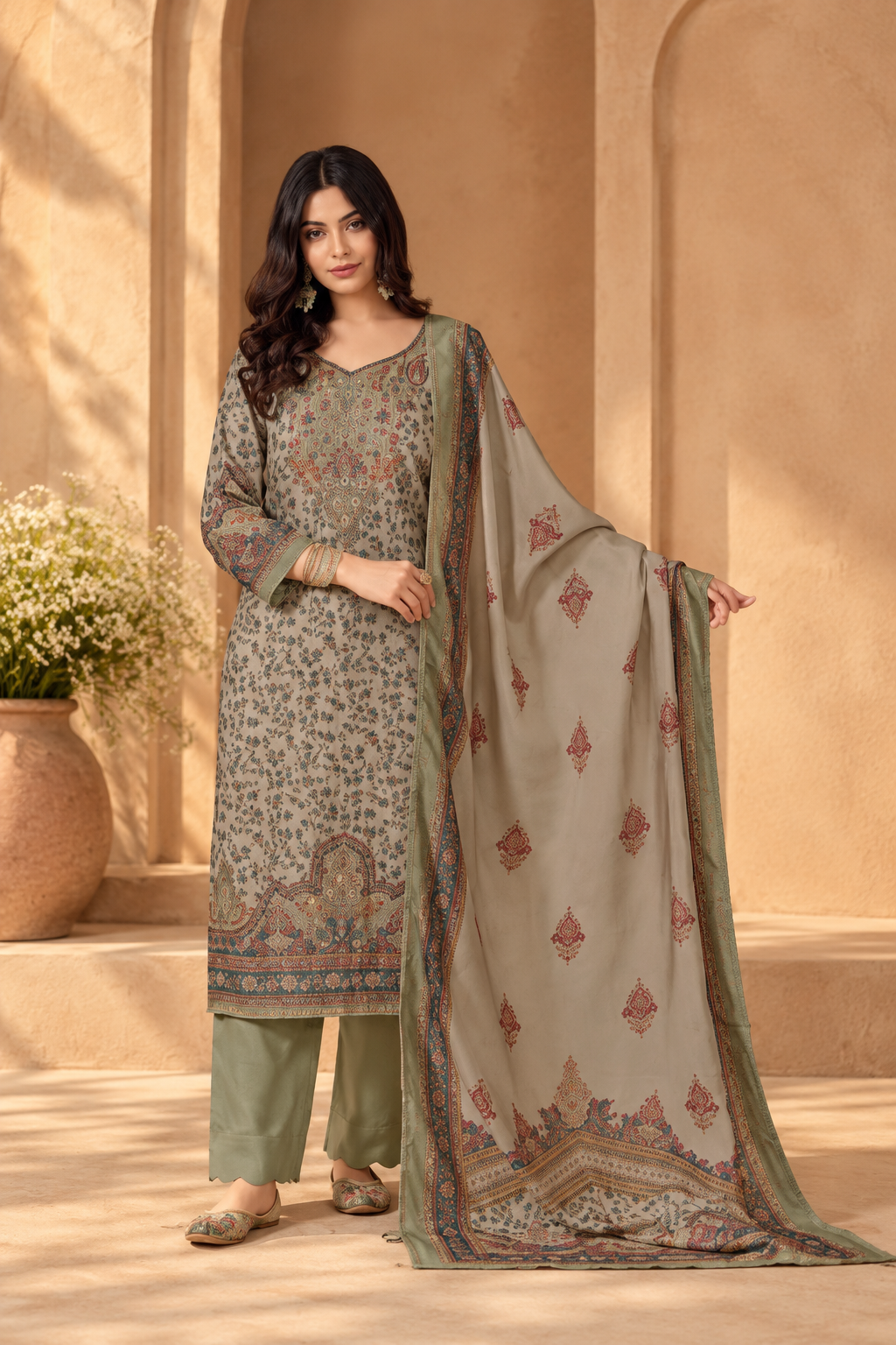 Raunaq Banarasi Suit Set