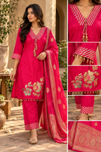 Fuchsia Pink Floral