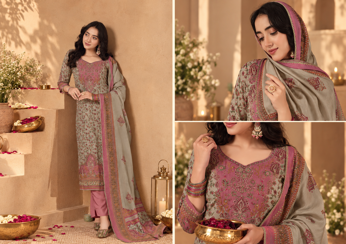 Raunaq Banarasi Suit Set