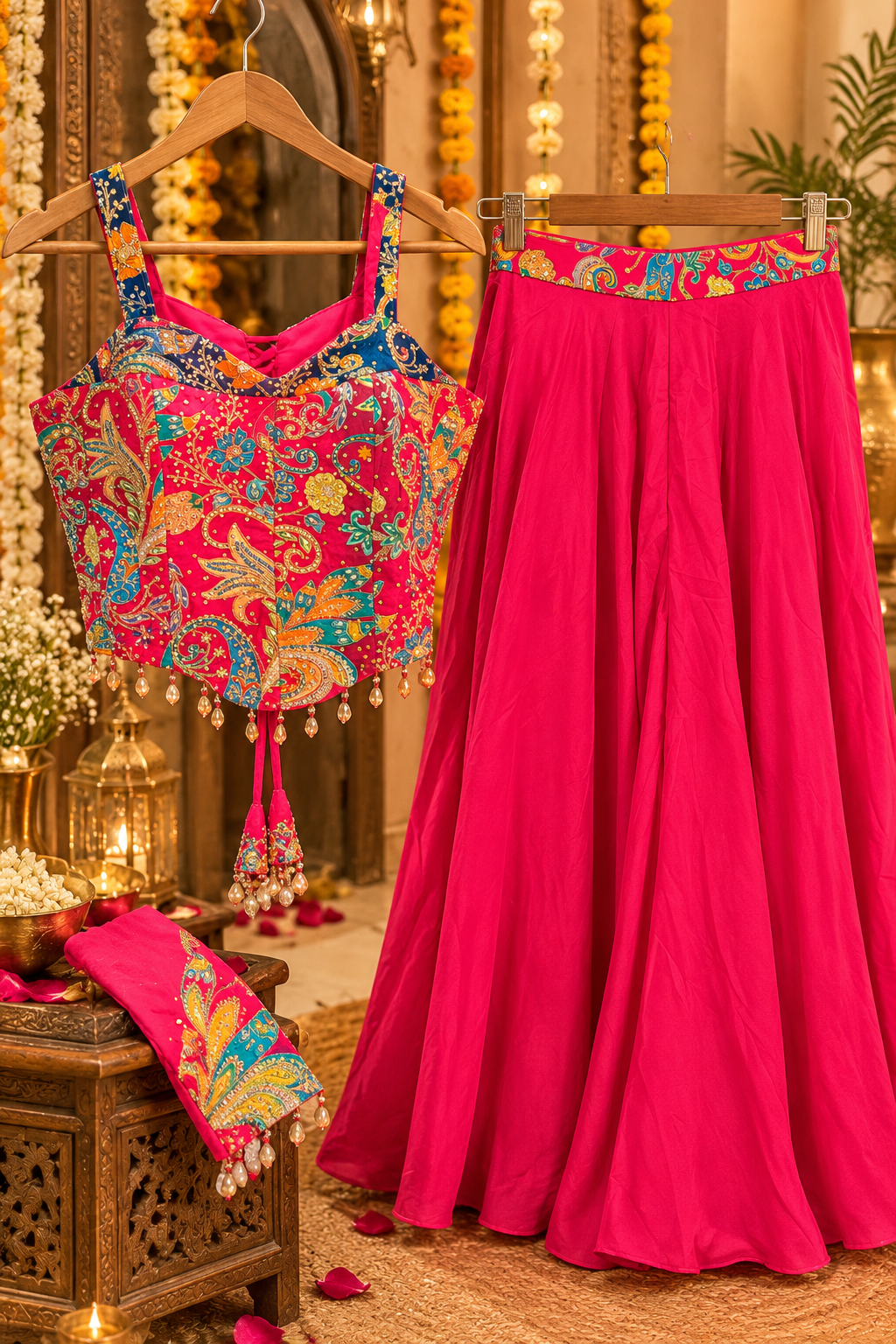 Fuchsia Fiesta Plazzo