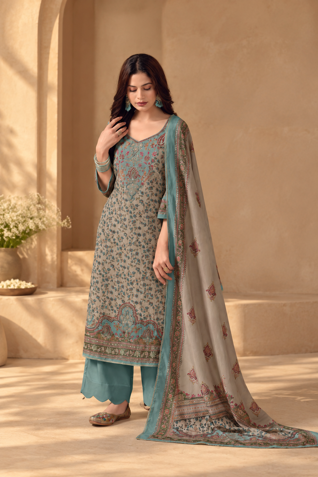 Raunaq Banarasi Suit Set