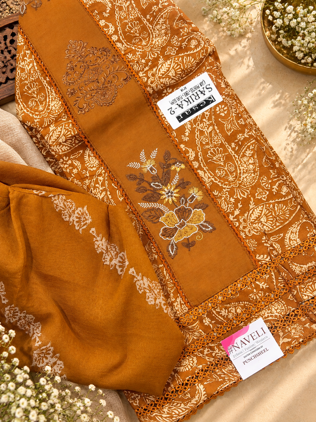 Mustard Paisley