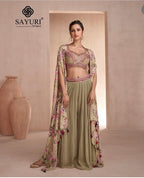 Simayaa – Olive Green Cape