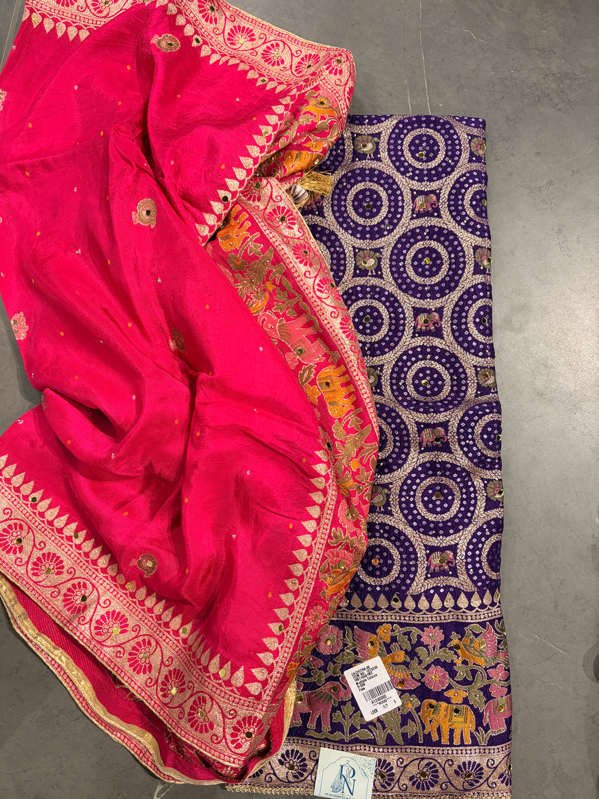 Purple Rani Royale Suit Set with Heritage Dupatta