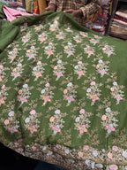 Olive Garden Floral Embroidered Suit Set