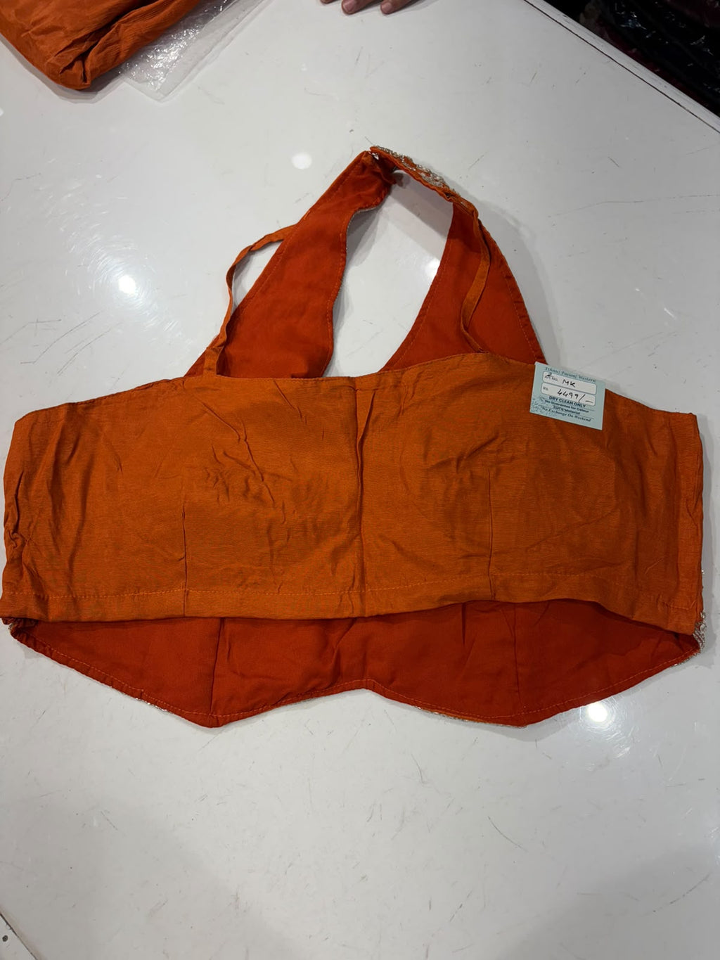 Mishri Red & Rust Chinon Indo-Fusion Set