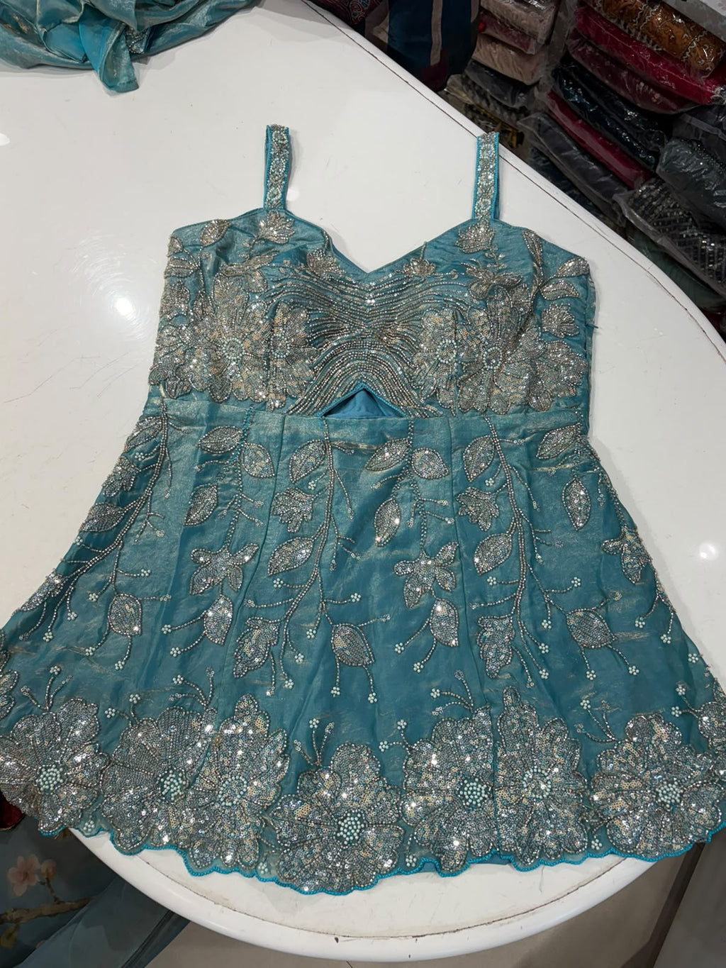 Rapunzel Fendy Palazzo Set with Choker Neck Dupatta