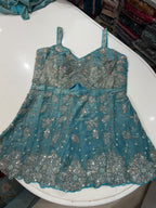 Rapunzel Fendy Palazzo Set with Choker Neck Dupatta