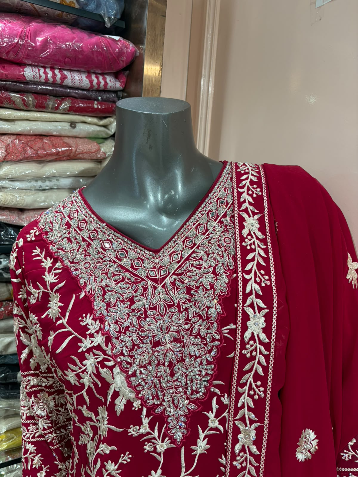 Mahika Designer Partywear Phiran Dress Set