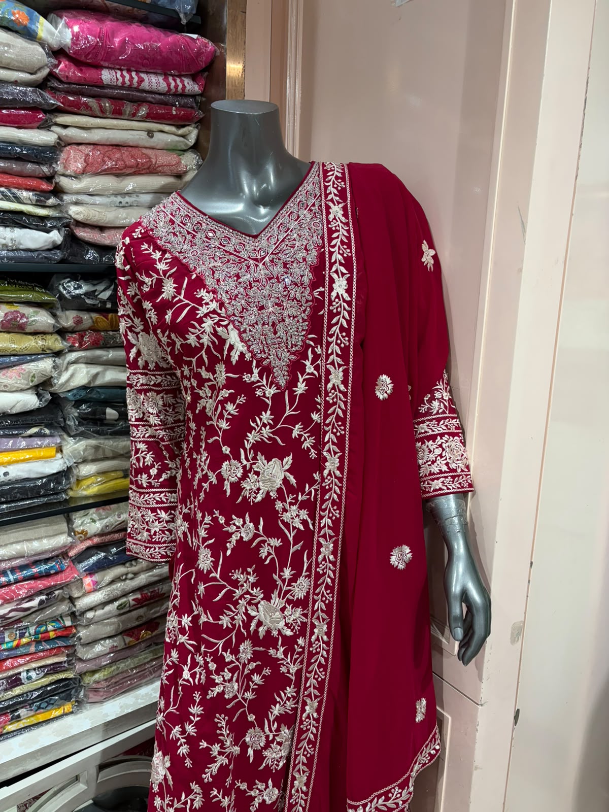 Mahika Designer Partywear Phiran Dress Set