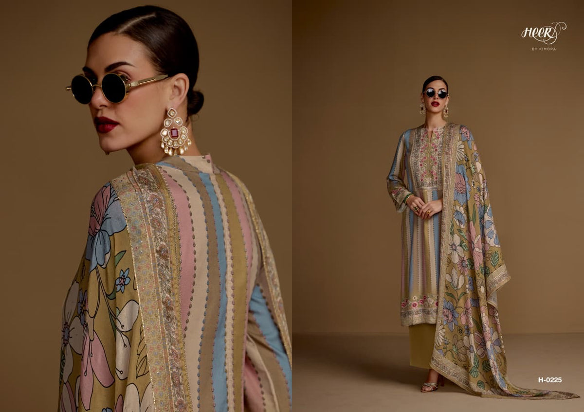 Rangrez – Floral Print Suit Set