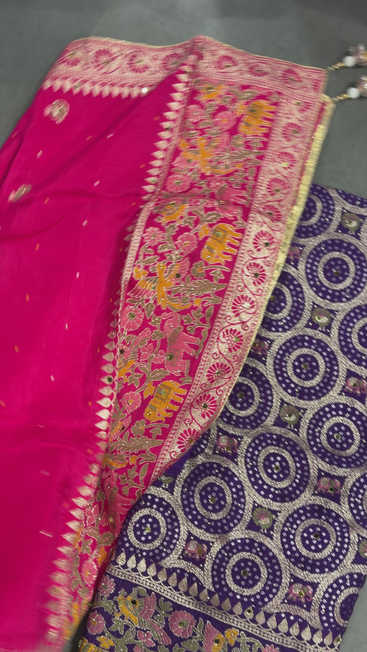 Purple Rani Royale Suit Set with Heritage Dupatta