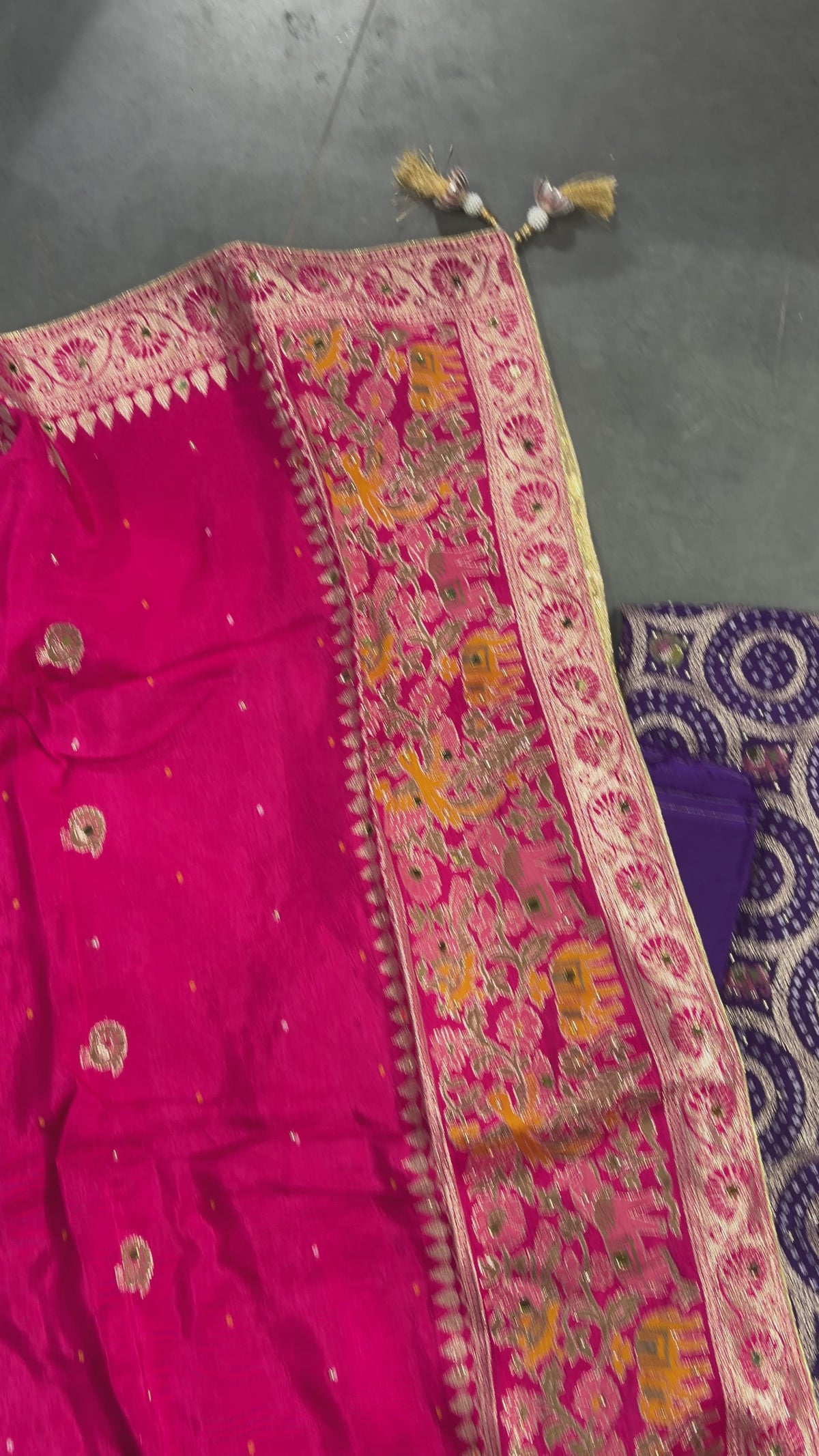 Purple Rani Royale Suit Set with Heritage Dupatta