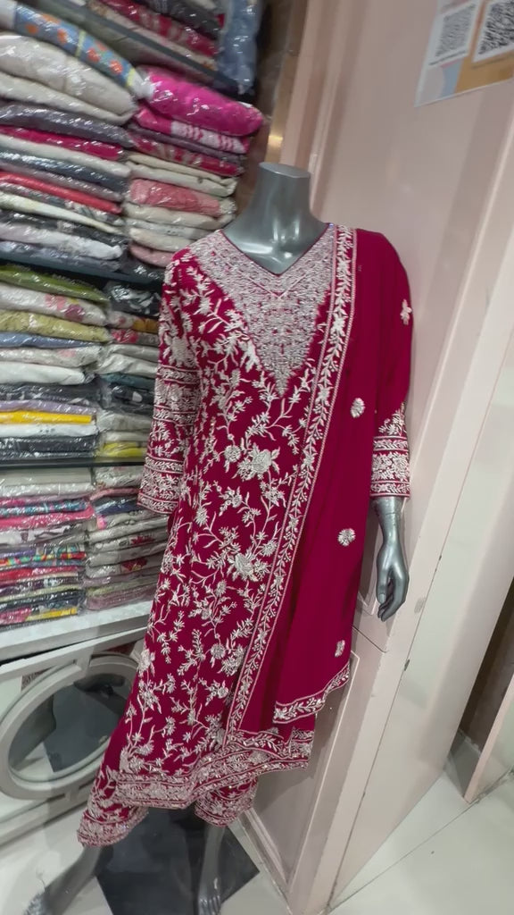 Mahika Designer Partywear Phiran Dress Set