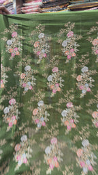 Olive Garden Floral Embroidered Suit Set